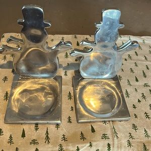 Tag Christmas candle holders